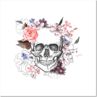 Pretty Skull Posters and Art